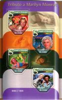 Block "Marilyn Monroe". São Tomé und Príncipe