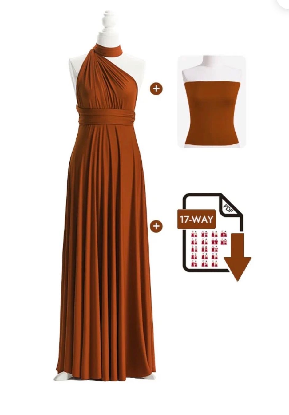 Kleider: Robe Multiway Infinity Dress – Neu und originalverpackt aus Genève von Annilu 2