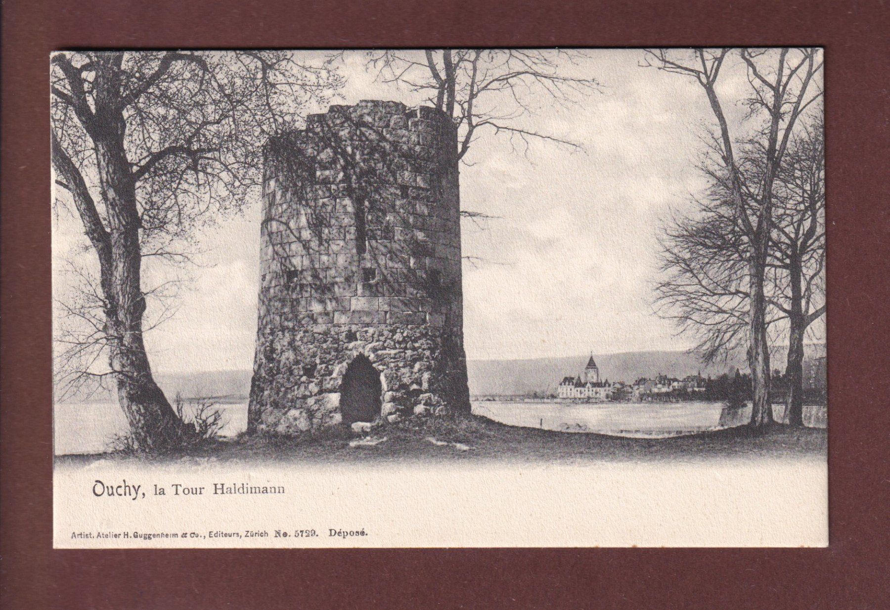 Cartoline postali: LAUSANNE - Tour Haldimand – Usato da Pully venduto da nicecards