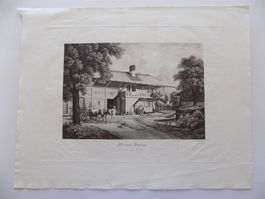 Berner Haus von Himely Aquatinta