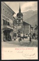 AK Altdorf, Platz und Telldenkmal, 1900