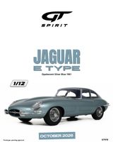 Jaguar E Type Oaplescent Silverblue 1/12 GT-Spirit NEUHEIT