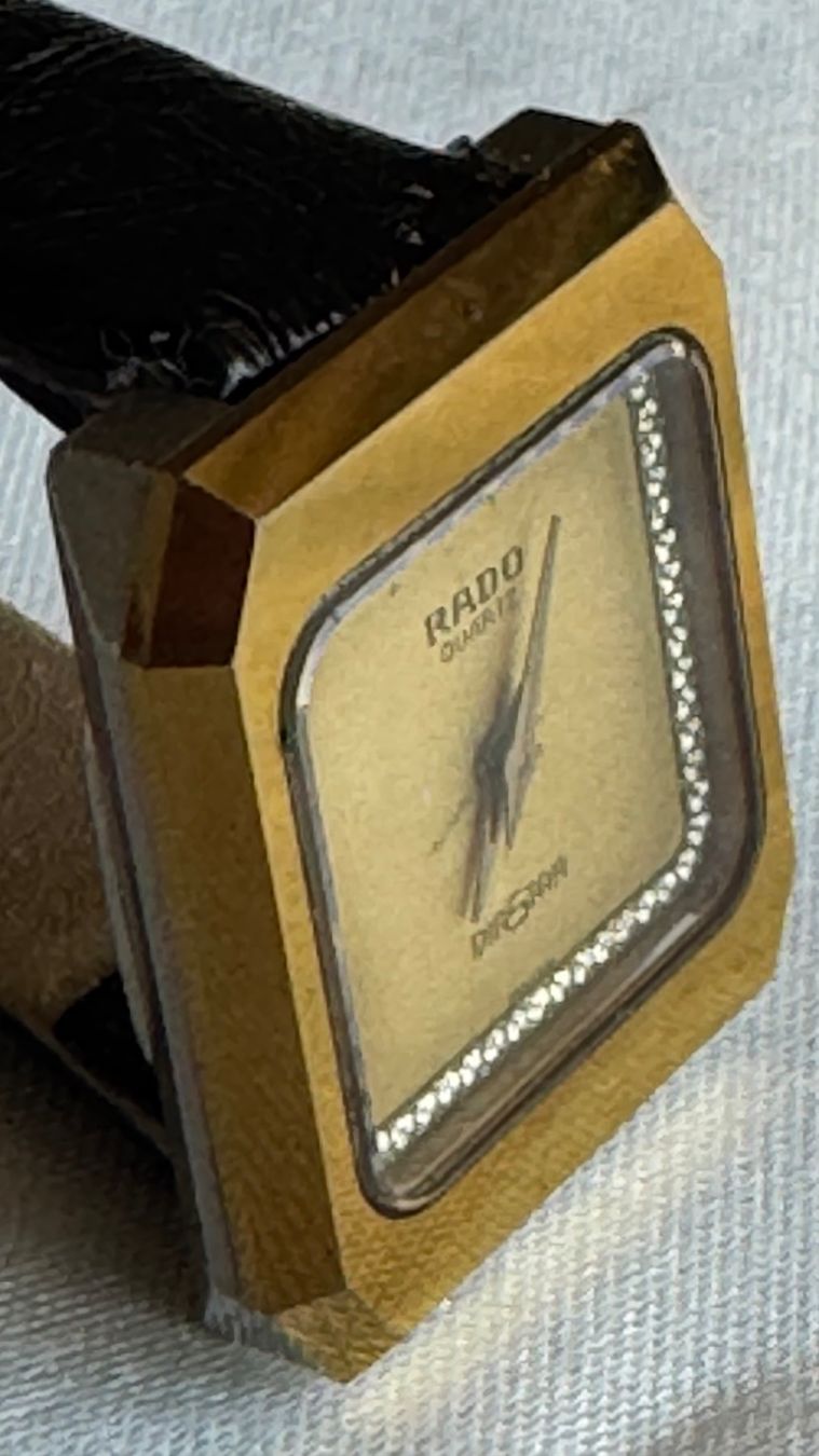 Rado Uhren: Rado Diastar mit Diamonds , Gold Optik, Quartz – Gebraucht aus Untersiggenthal von TimeandShine 1