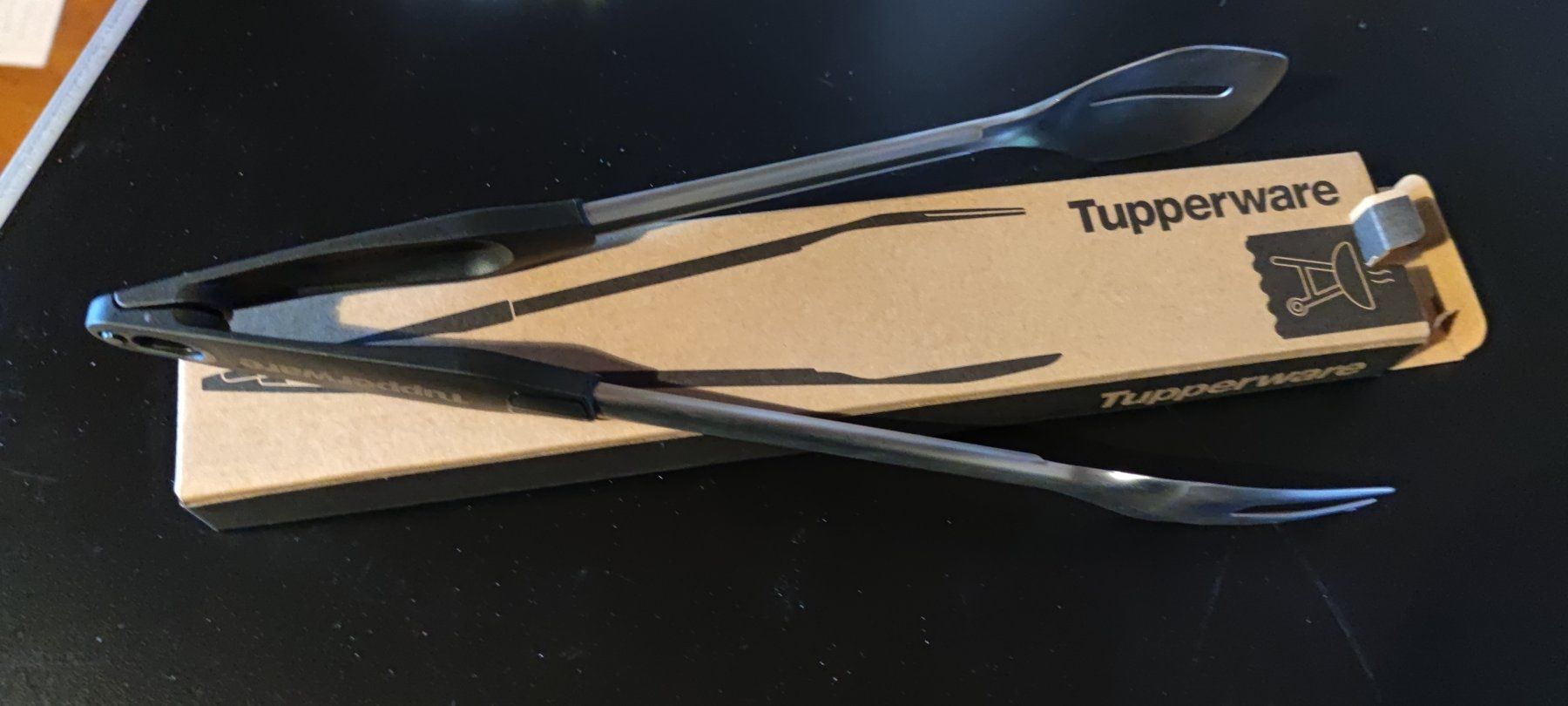 Tupperware Set di posate: Tupper Grillzange – Nuovo e nell'imballaggio originale da Schweizersholz venduto da fuchs06 2