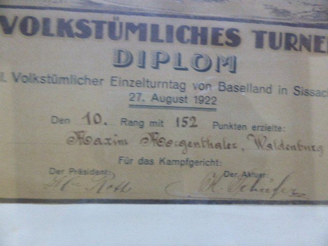Grafica & Litografie: Sissach,Turntag,Litho,E.Brunnhofer,Morgenthaler,Waldenburg – Usato da Lausen venduto da liesfisch 3