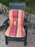 Chaise pliante de jardin, assise large