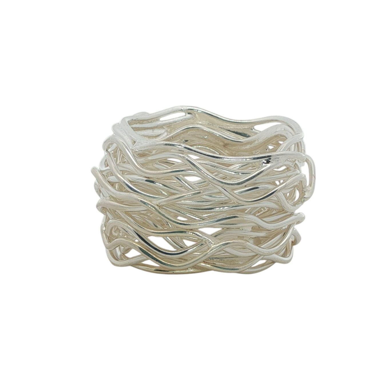 Olga Ribler Ringe: Breiter Silber Ring 925 16 mm Grösse 52 – Neu (gemäss Beschreibung) aus Luzern von Schmuckoutlet 3