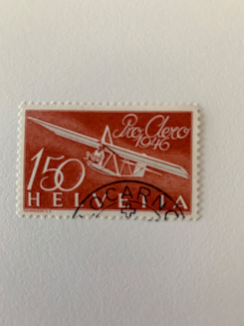 Alle Briefmarken: Pro Aero 1946 gestempelt Locarno – Gebraucht aus Willisau von Repfuesch