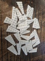 lego 54383 lot de 30 pièces White Wedge, Plate 6 x 3 Right