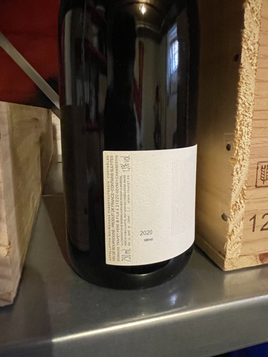 Domaine Trapet Vino: Domaine Trapet A minima 2020 75cl – Nuovo e nell'imballaggio originale da Olten venduto da jebemm 2