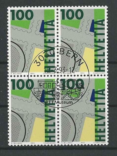 Tutti i francobolli: 1993 Nr. 844 4er-Block ET – Usato da Basel venduto da Melphi