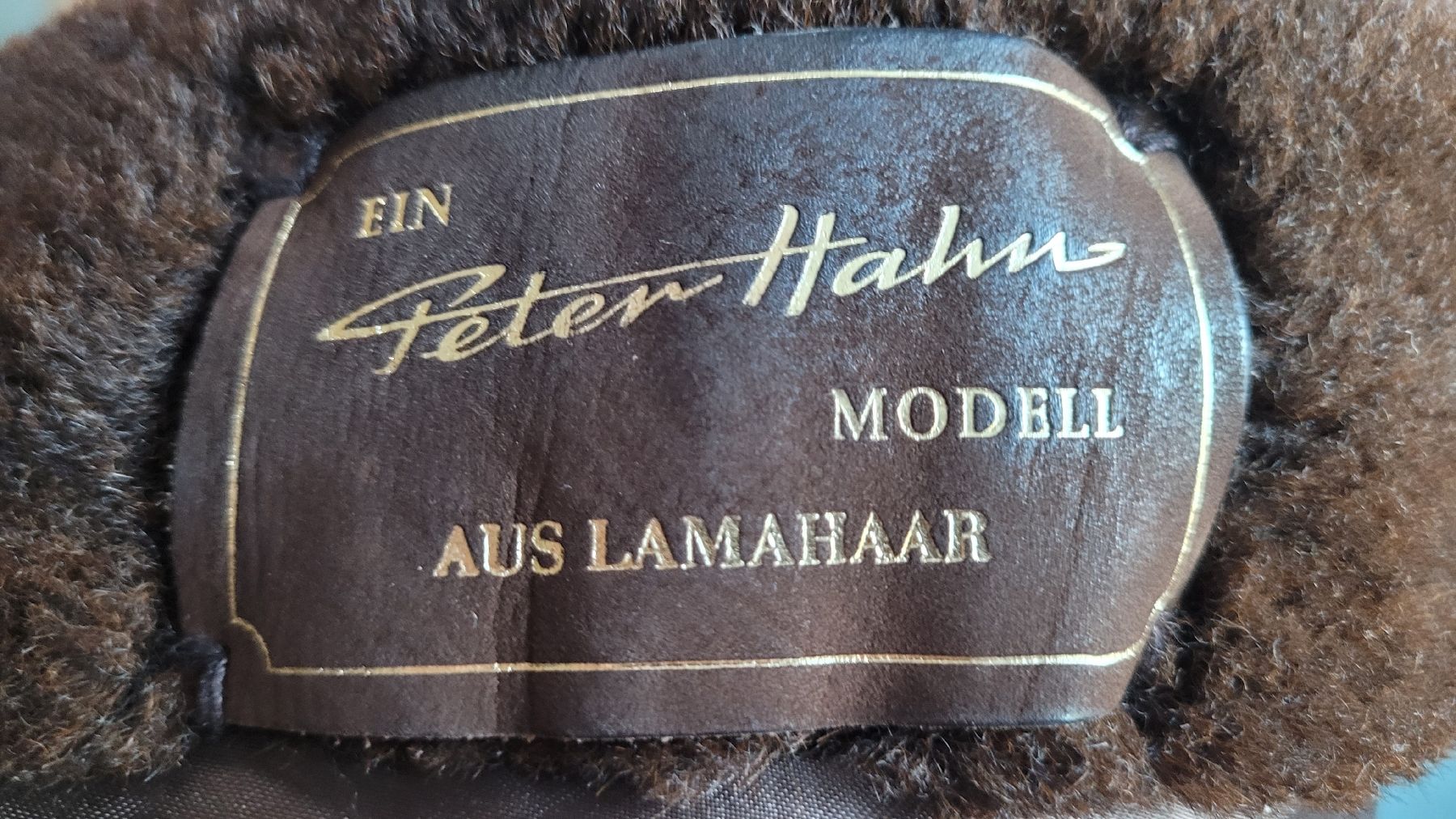 Peter Hahn Cappotti: Lamahaar Mantel Gr.36 Braun – Usato da Winterthur venduto da Wohnhaus 6