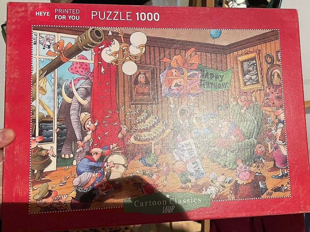 Puzzle: Cartoon-Classics-Puzzle, 1000 Teile – Usato da Winterthur venduto da janamarieneipp