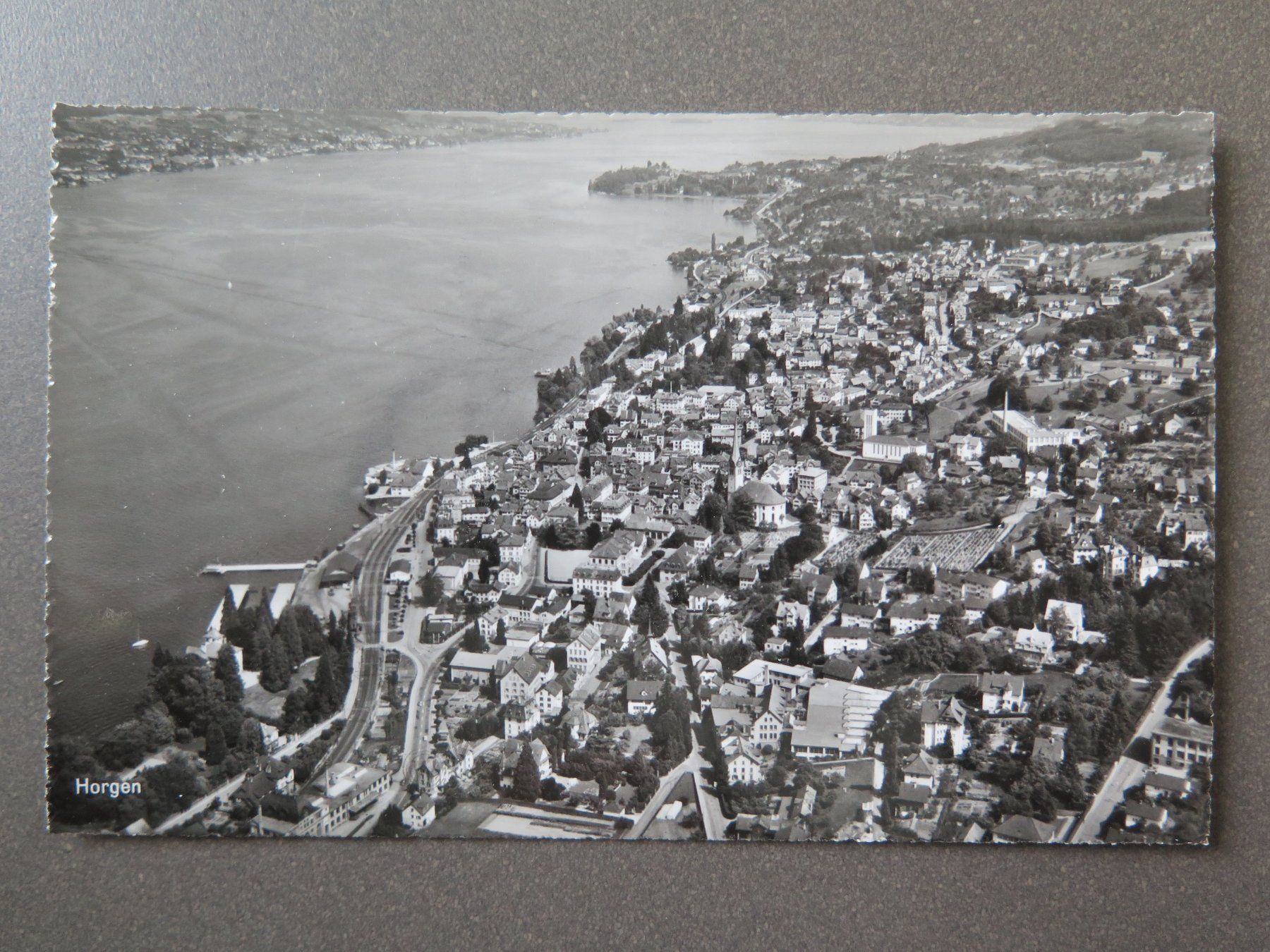 Cartoline postali: HORGEN - FLUGAUFNAHME – Usato da Wittenbach venduto da lipasal