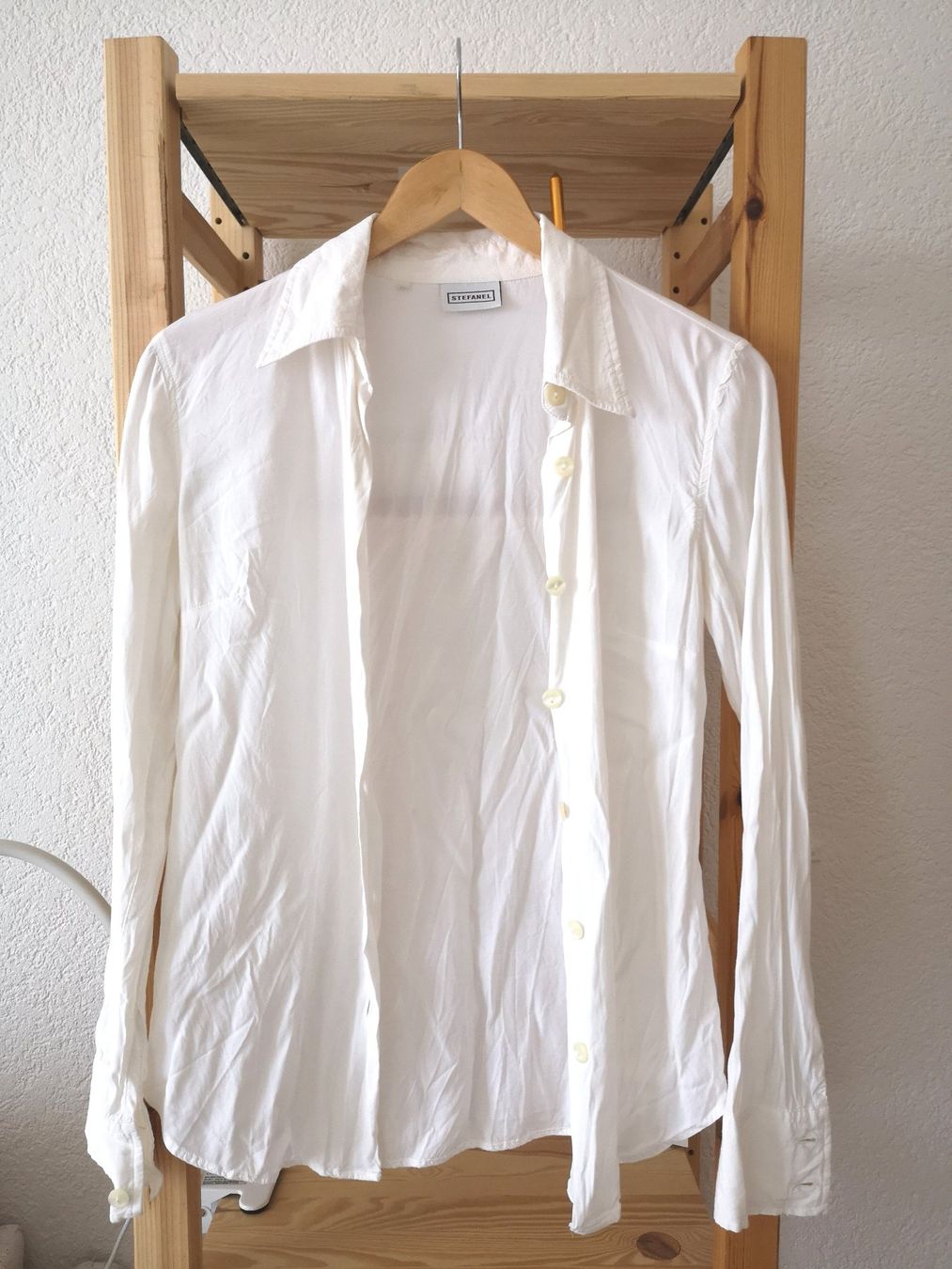 Stefanel Chemisiers: STEFANEL Bluse Gr. S cremeweiss – D'occasion à Münsingen par Nik_und_Kat