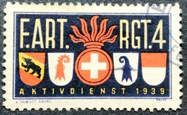 Soldatenmarke 2.WK, Feld Artillerie Rgt 4, Wi Art 42