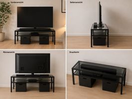 IKEA TV-Möbel / TV-Sideboard – Schwarz