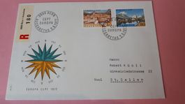 Ersttagsbrief Europa CEPT 1977 Ausgabetag 2.5.1977