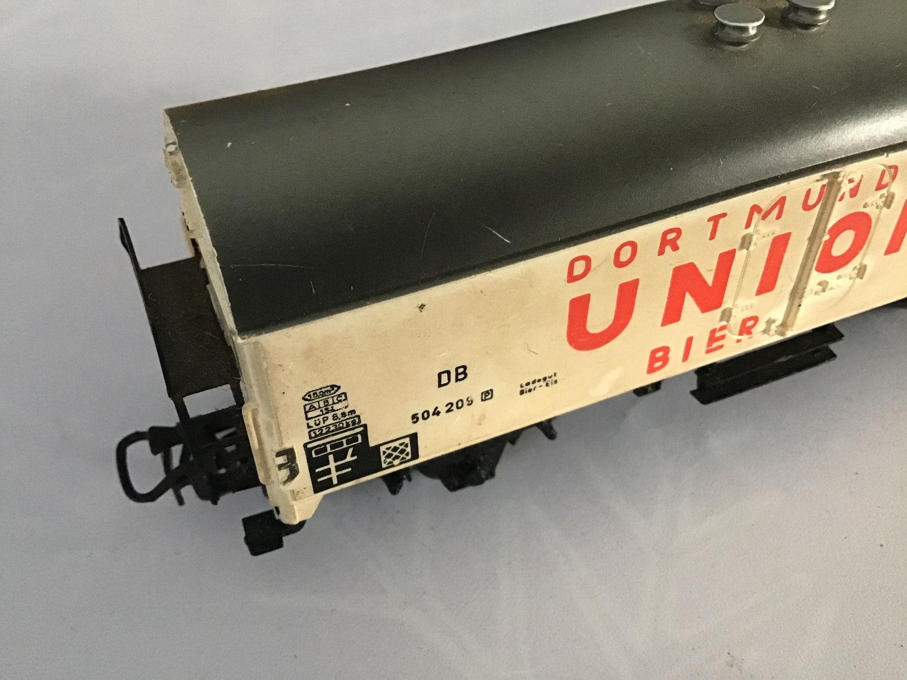 Märklin Modellini di ferrovie: Märklin Bierwagen Nr. 4634 Dortmunder Union – Usato da Scherzingen venduto da Starseller62 2
