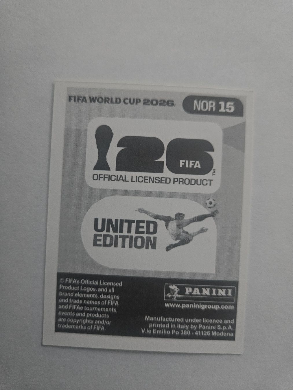 Panini Cartes à collectionner: NOR 15 – Neuf (Voir description) à Würenlingen par Dinli 1