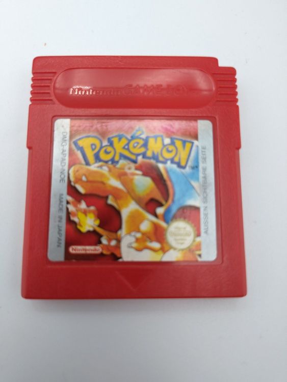 Pokemon rote Edition / Rot mit neuer Batterie (Game Boy) (Gebraucht) in ...