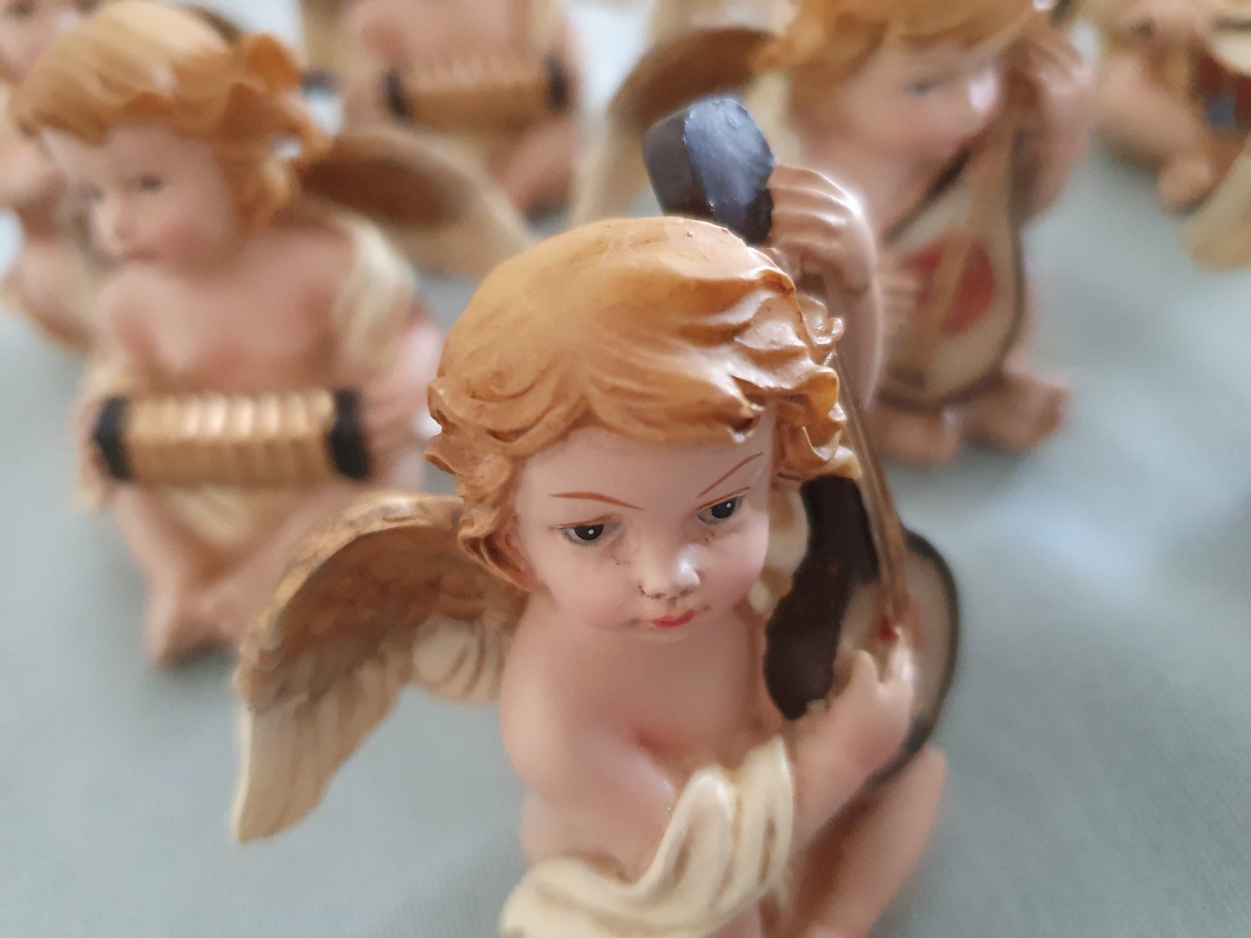 Figuren: Engel mit Instrument 8 Stück – Neu (gemäss Beschreibung) aus Klingnau von Fee1960 2