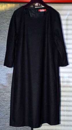 Max Mara Wollkleid  / robe en laine .L