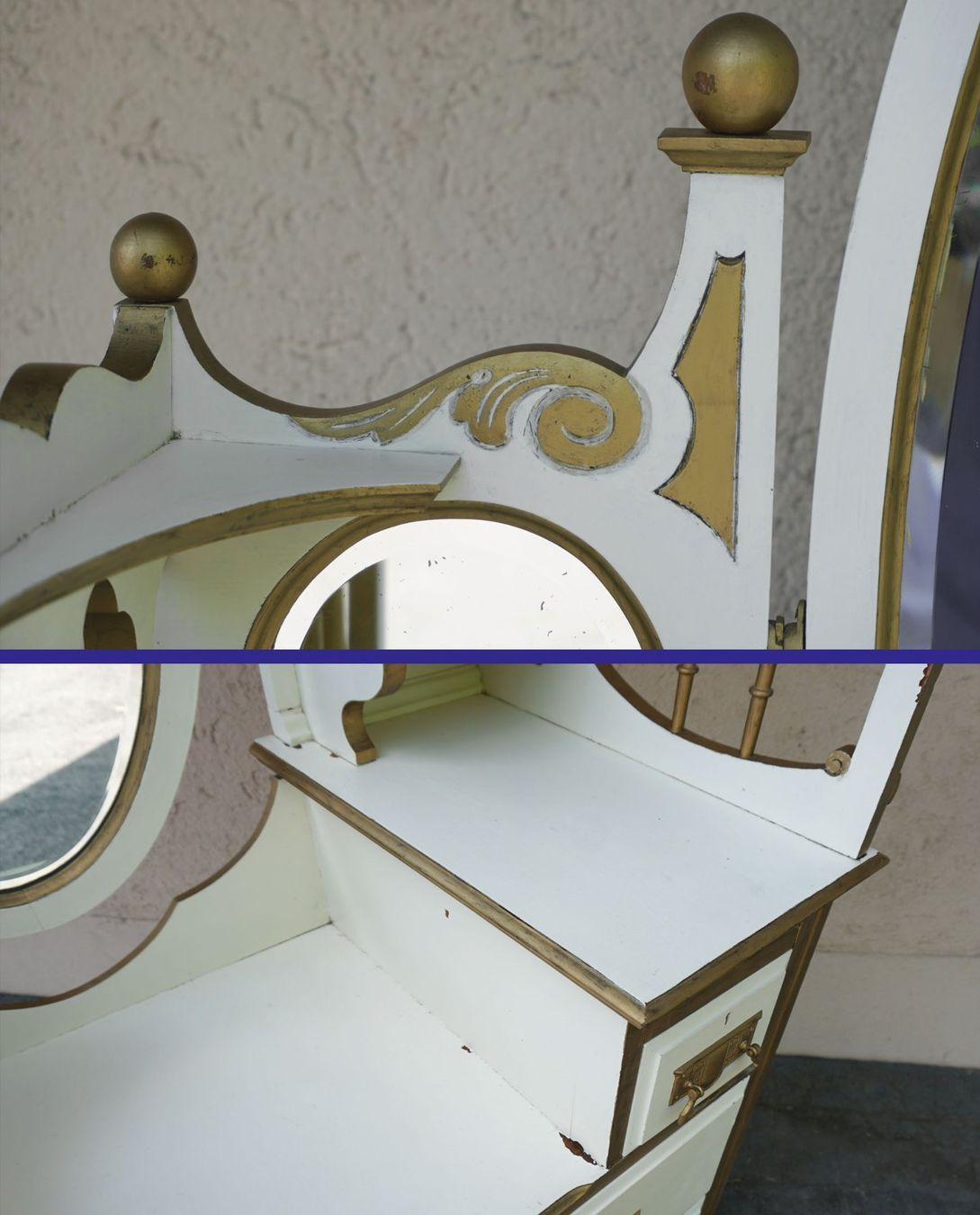 Kommoden: spezielle antike Shabby Chic Spiegel Kommode – Gebraucht aus Meggen von Trouvaillen 4