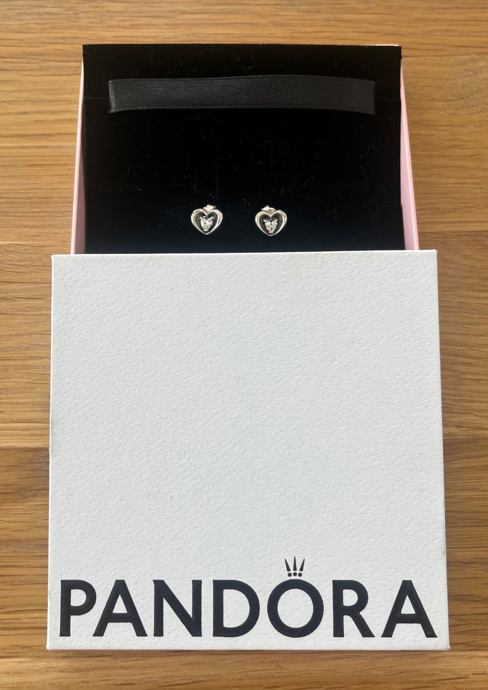 Pandora Orecchini pendenti & Orecchini a lobo: Pandora Herz Ohrstecker, Silber 925 – Nuovo (secondo la descrizione) da Zollikofen venduto da Michel_A 2