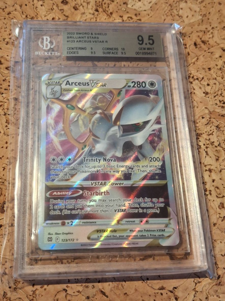 Pokémon Cartes à collectionner: Gem Mint Arceus Vstar 123 Sword & Shield – Neuf avec emballage d'origine à Charrat par Magmar 1