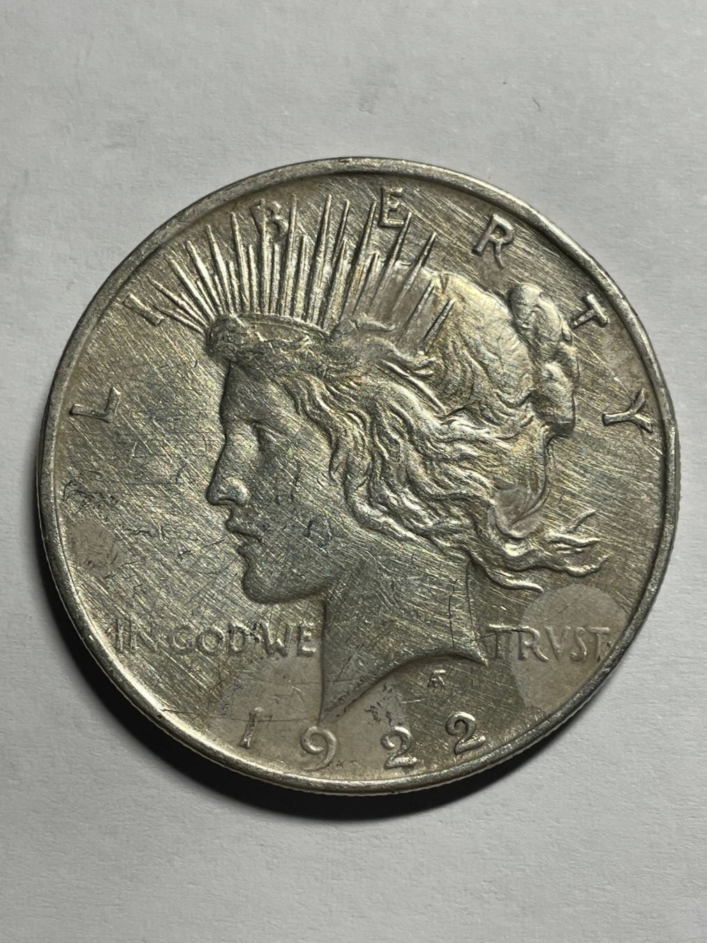 Tutti le monete: (42) Peace Dollar 1922 USA – Usato da Aesch BL venduto da masmusgo