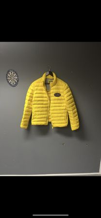 Gelbe Geox Daunenjacke, Guter Zustand, Grösse 42/M