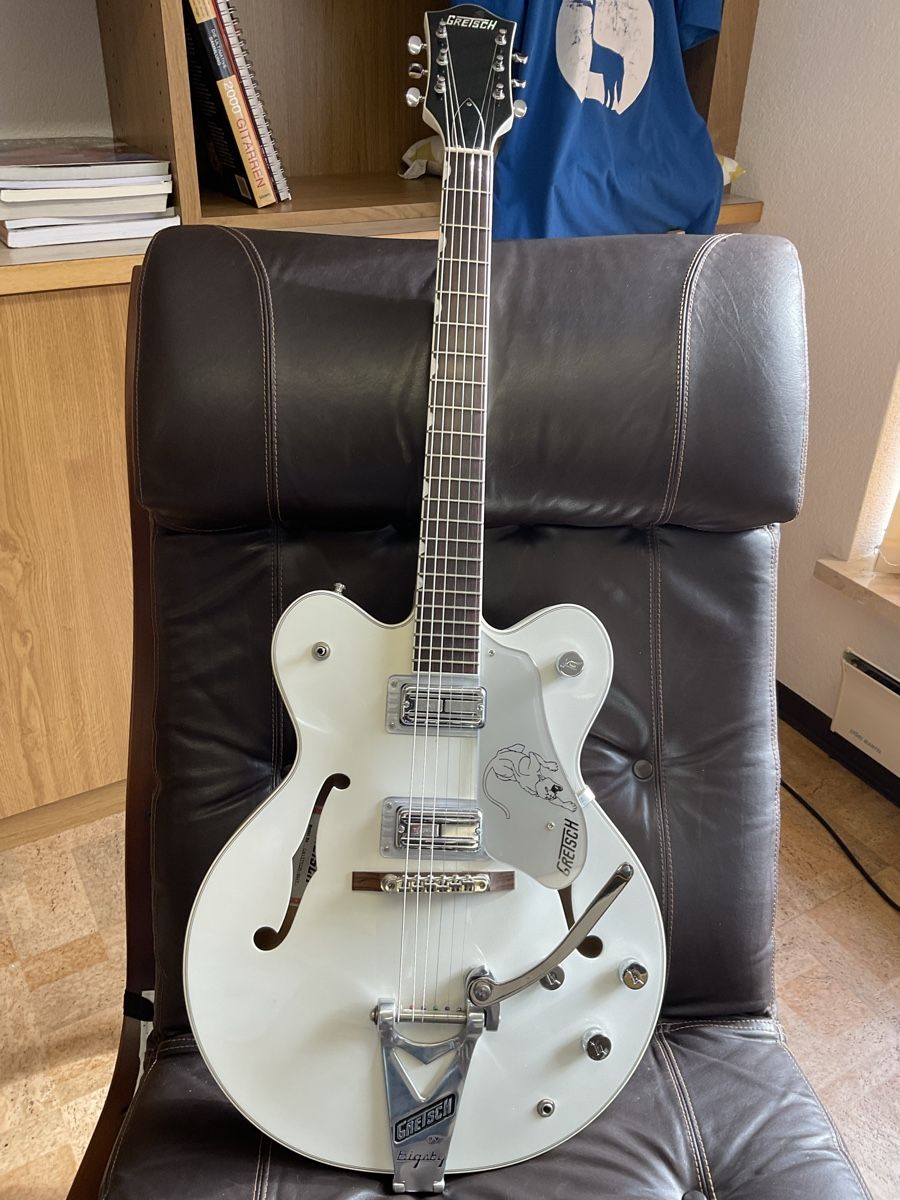 Gretsch Strumenti musicali: Gretsch White Panter, sehr selten – Usato da Tschierv venduto da Screamingwolfguitars