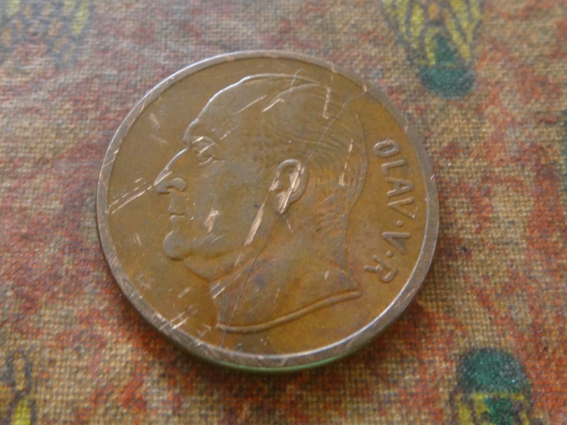 Tutti le monete: NORVEGE  5  ORE  1962  (P) – Usato da Romanel-sur-Lausanne venduto da Swift13 1