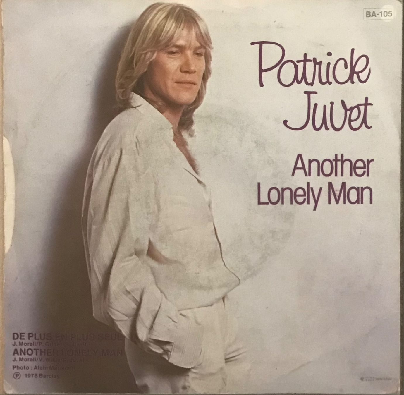 Dischi in vinile: PATRICK JUVET - DE PLUS EN PLUS SEUL – Usato da Bussigny venduto da vinyl-pas-cher 1