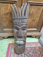 Holzmaske Wanddeko geschnitzt 60cm (DU)