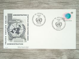 TR100 Enveloppe + Timbre Suisse / ONU  1969