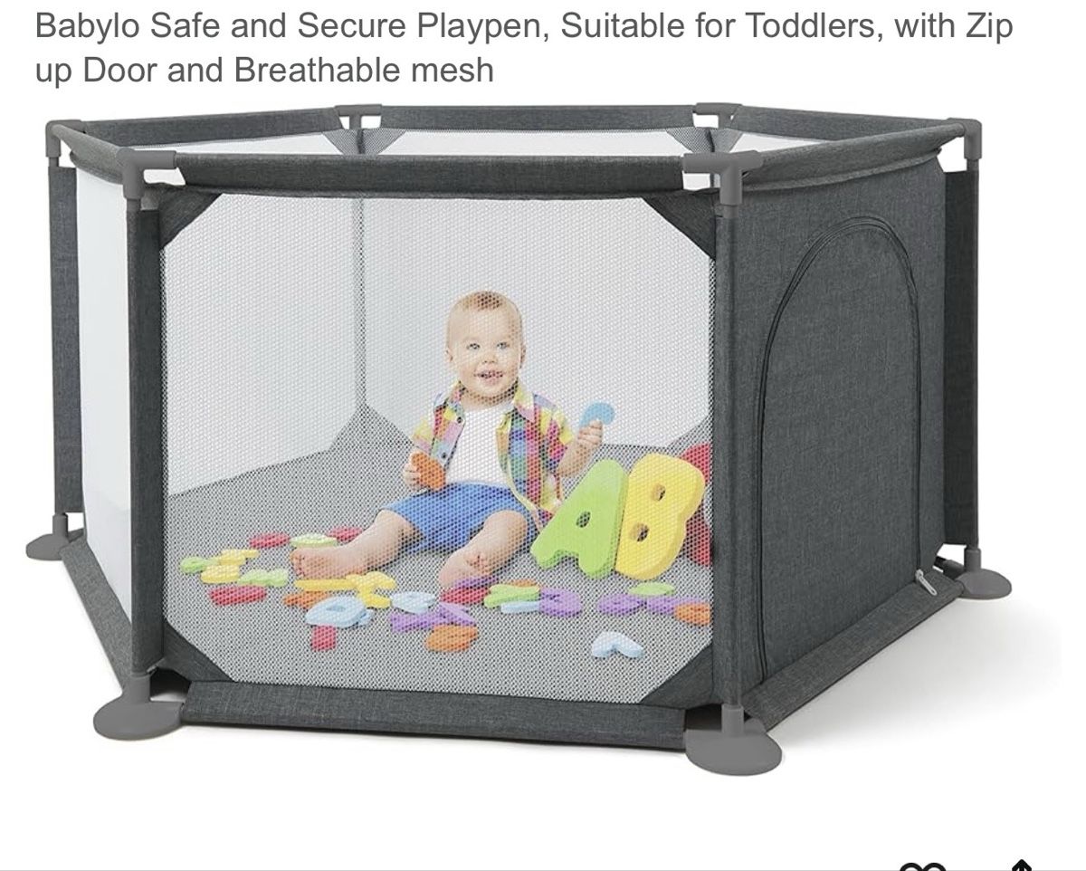 Box & Barriere di sicurezza: Babylo Safe & Secure Playpen - Perfect for Playtime – Usato da Effretikon venduto da lio_gjr8