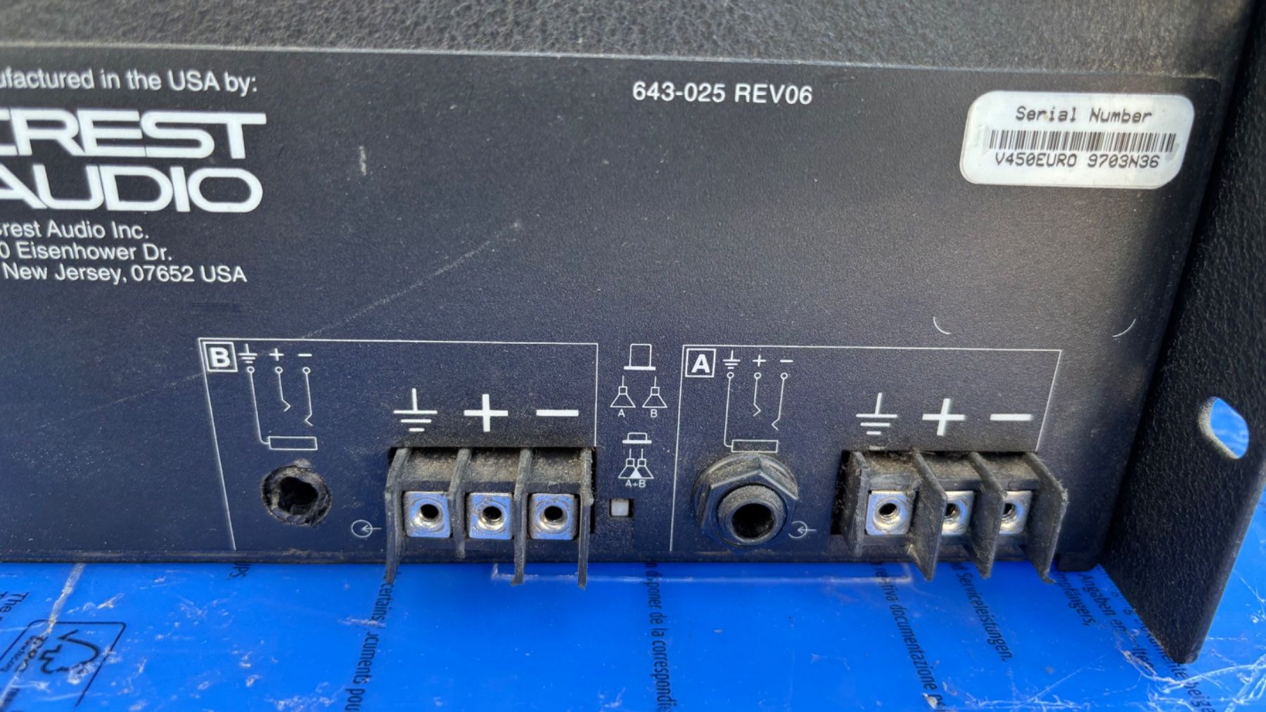 Amplificatori: Crest Audio V450 Endstufe – Usato da Büren an der Aare venduto da Inferno74 3