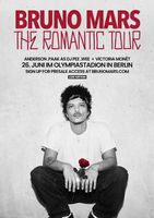 Bruno Mars - The Romantic Tour (1 x Seating Ticket)