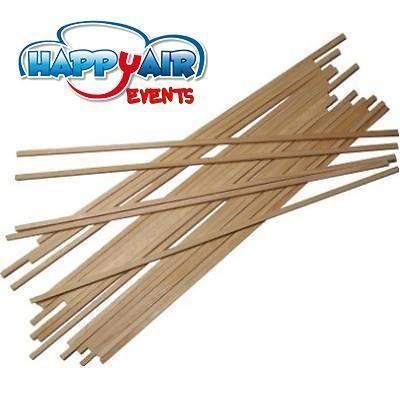 Holzartikel: Zuckerwatte Holzstäbe 40cm CA. 3000 Stck – Neu und originalverpackt aus Tesserete von Happyair-Schweiz 1