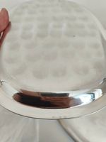 Plat ovale en Ag 800