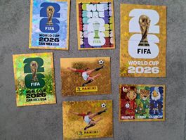 8 x Paninisticker 2026 / Spezialsticker