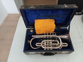 Besson B-Cornet zwei Dennis Wick Mundstücke