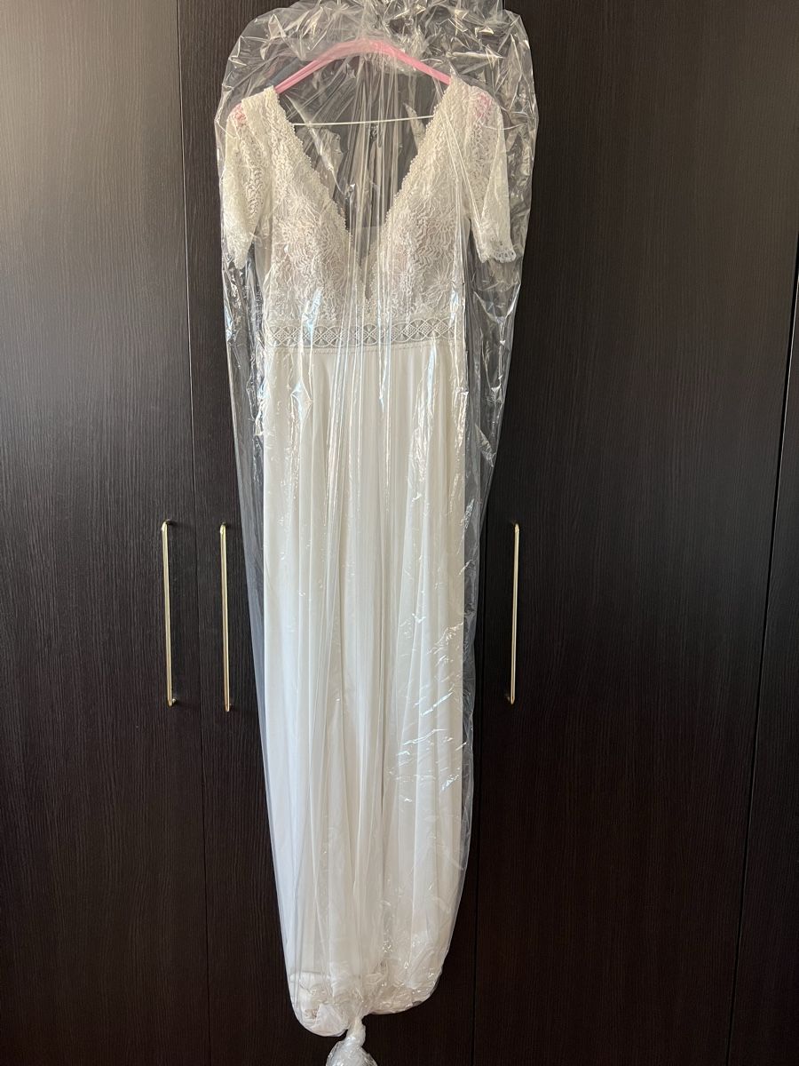 Kleider: Brautkleid Gr. 36 Boho – Neu (gemäss Beschreibung) aus Erlach von sch_w9np 6