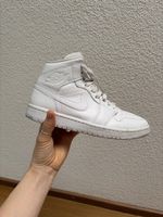 Nike Air Jordan 1 Mid, triple white, EU38.5