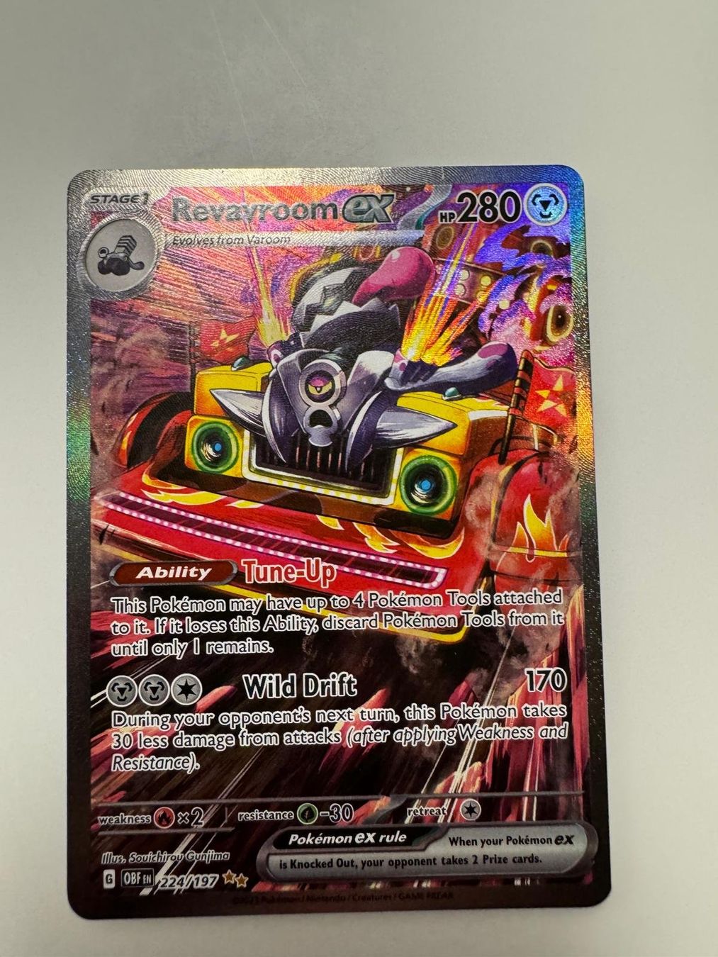 Pokémon Carte collezionabili: Revavroom ex | SIR | OBF 224/197 | EN – Usato da Spreitenbach venduto da Snacky96 2