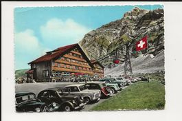 AK 1959  Säntis-Schwebebahn Schwägalp mit vollem Parkplatz