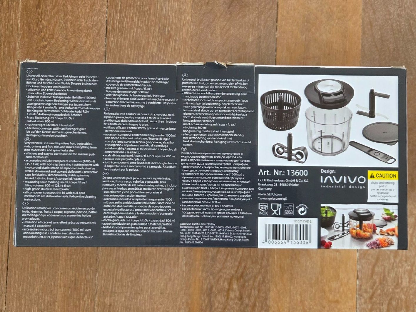 Elettrodomestici da cucina: GEFU Speedwing Multizerkleinerer, neu, OVP – Nuovo e nell'imballaggio originale da Sursee venduto da paedi20 2