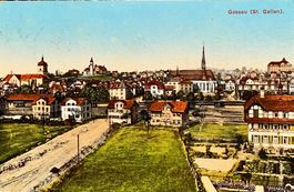 Gossau Bahnhofstrasse (Postkarte)